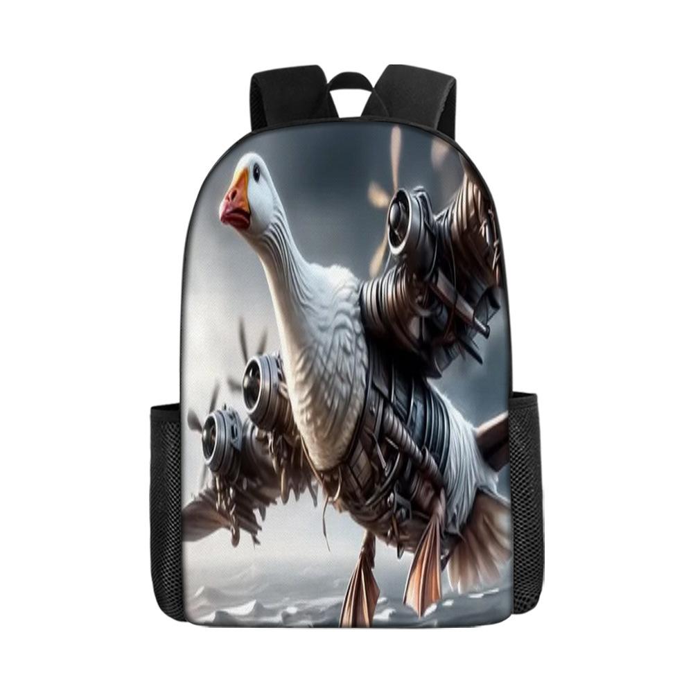 17 Inch Primary And Secondary School Schoolbag 3D Digital Color Printing Diy Backpack Oxford Cloth Backpack Printing