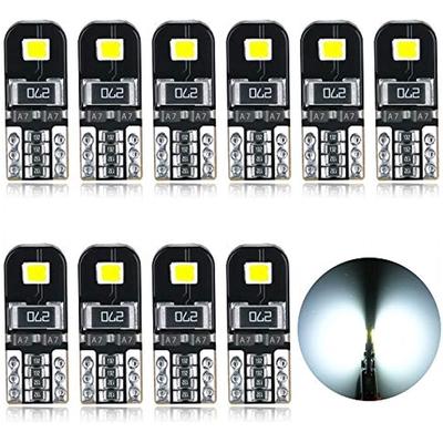 T10 LED Glühbirne 12V Weiß Ohne Polarität Entwickelt W5W Hochzeit Auto Innenraum Domlicht Kennzeichenleuchten
