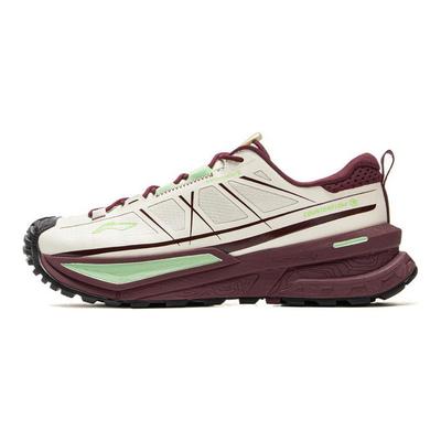 Li Ning CF Su Xing Chuan SE Trwałe Lekkie Wodoodporne Antypoślizgowe Niskie Buty Outdoorowe do Wędrówek Unisex Buty do Wędrówek Białe Zielone Fioletowe AHTV015-3