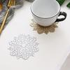 Snowflake Placemat Christmas Table Dining Mat Heat Insulated Cup Coaster Drink Coffee Pad Home Decoration