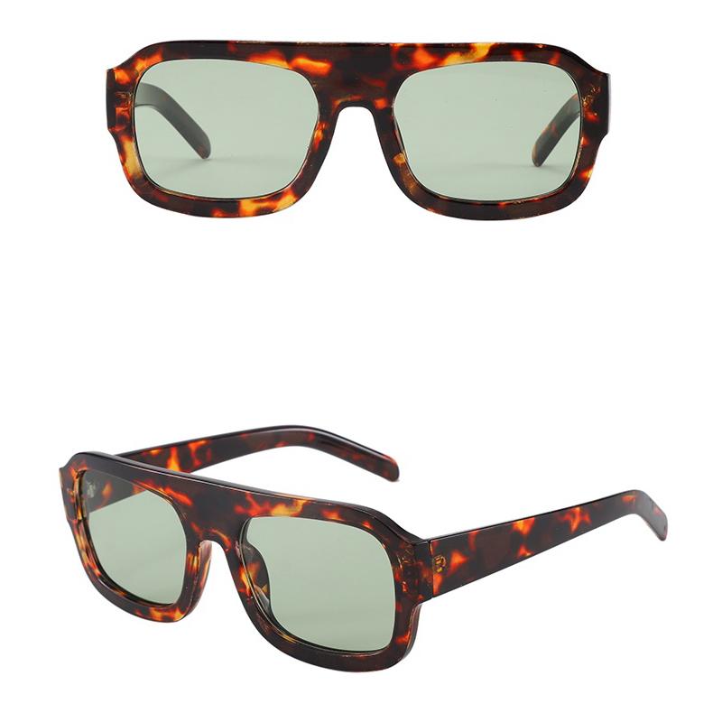 Fashion Square Retro Sunglasses Trendy Sunscreen Glasses Outdoor Sunshade Uv Protection Eyewear