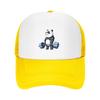 Cartoon Panda Baseball Cap  Print Baseball Cap  Distressed Classic Flat  Hat  Soft Top Comfortable MoistureWicking Cap