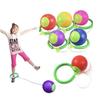 Kinder Sprungball drehender Sprungring Einbein-Seilspringen koordiniert ausgewogen Outdoor-Spaßspielzeug Freizeitpark Sportset
