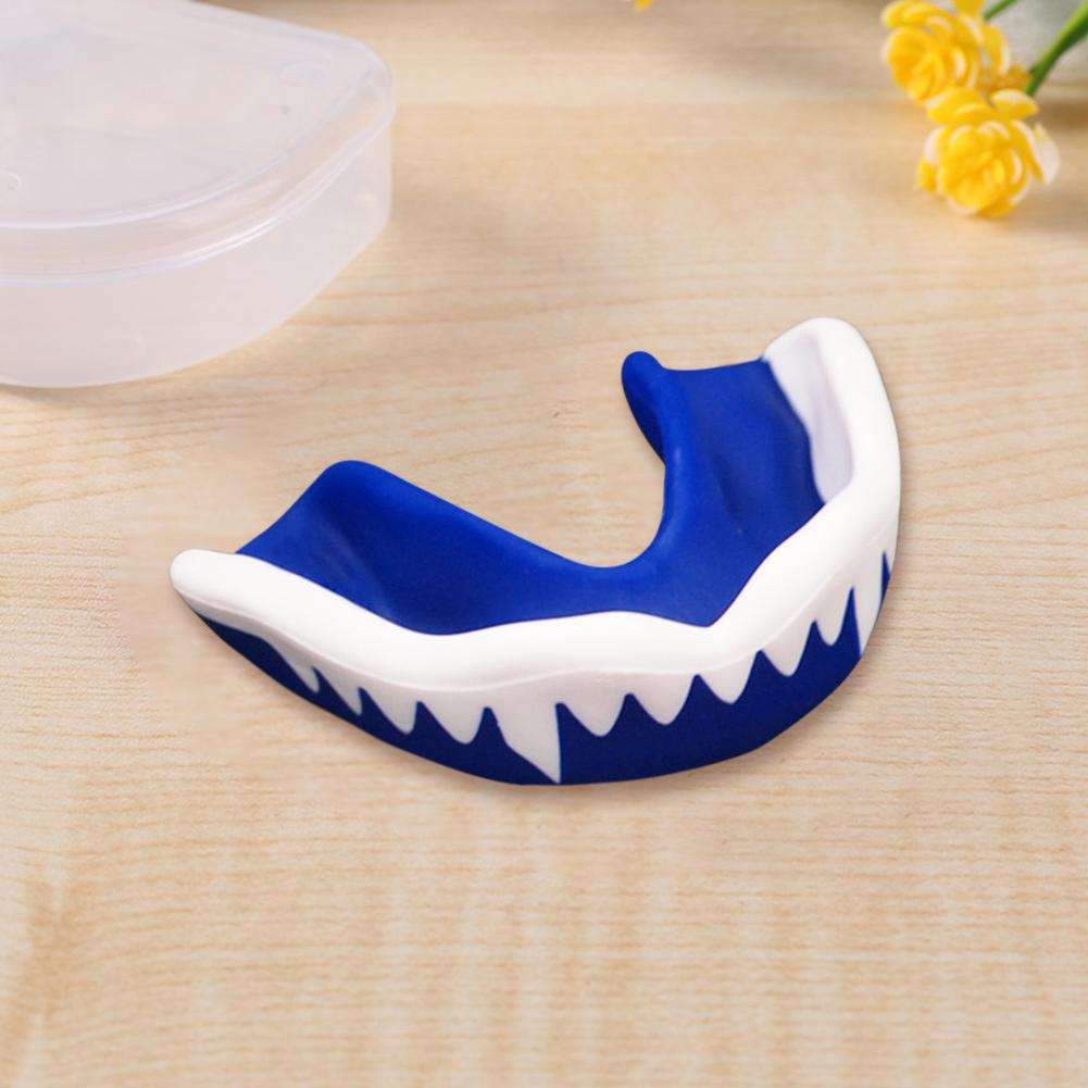 Mouth Guard Teeth Protector with Storage Box Combat Sports Mouth Guard Adults Junior Mouth Guard for Contact Combat Sport