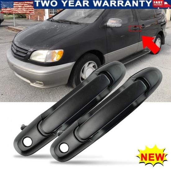 Front Left Right Outside Door Handle Fit Toyota Sienna 98-03 Driver & Passenger