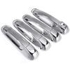 8Pcs Set Plastic 4 Door Handle Covers Fit for Dodge Ram 1500 2500 3500 4500 5500 2002 2003 2004 2005 2006 2007 2008-Gloss-Black