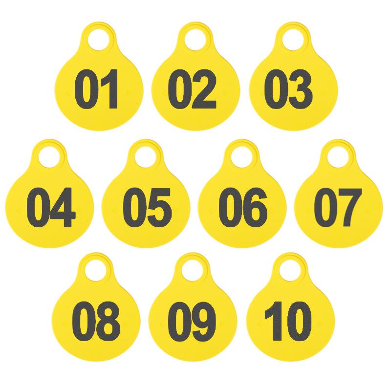 

New TPU Animal Tag Plastic Farm Animal Pig Cow Sheep Pet Dog Identification Carrying Tag Supplies Number 01-50/01-100 01-50
