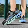 Popcorn large-sized sports shoes, ultra-light and breathable carbon fiber board running shoes, new men's cushioned and anti-slip running shoes