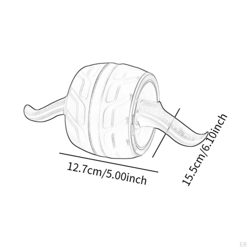 Bauchmuskelroller Trainingsgerät Krafttraining Geräuschlos Kompakt Bequem Professionell