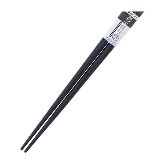 Ishida Made in Japan Chopsticks, Dishwasher Safe, Sakura Kagayaki, 23cm, Navy