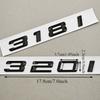 3D ABS Black Car Letters Logo 320i 325i 330i Rear Trunk Badge Emblem Sticker For BMW 3 Series 320i 325i 330i 318i Tail Marking xh6