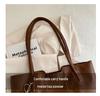 Korean Casual Large Capacity Women's Tote Bag - 2024 Trendy Simple Handbag for Versatile Commutes