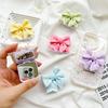 Ins Macaron Color Flower Bowknot Flip Mirror Phone Grip Tok Smart Tok Holder Ring Y2K Pink Girl Lazy Bracket Clear Stand Socket