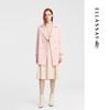 ELLASSAY Women's Nude Pink Wool & Cashmere Blend Coat