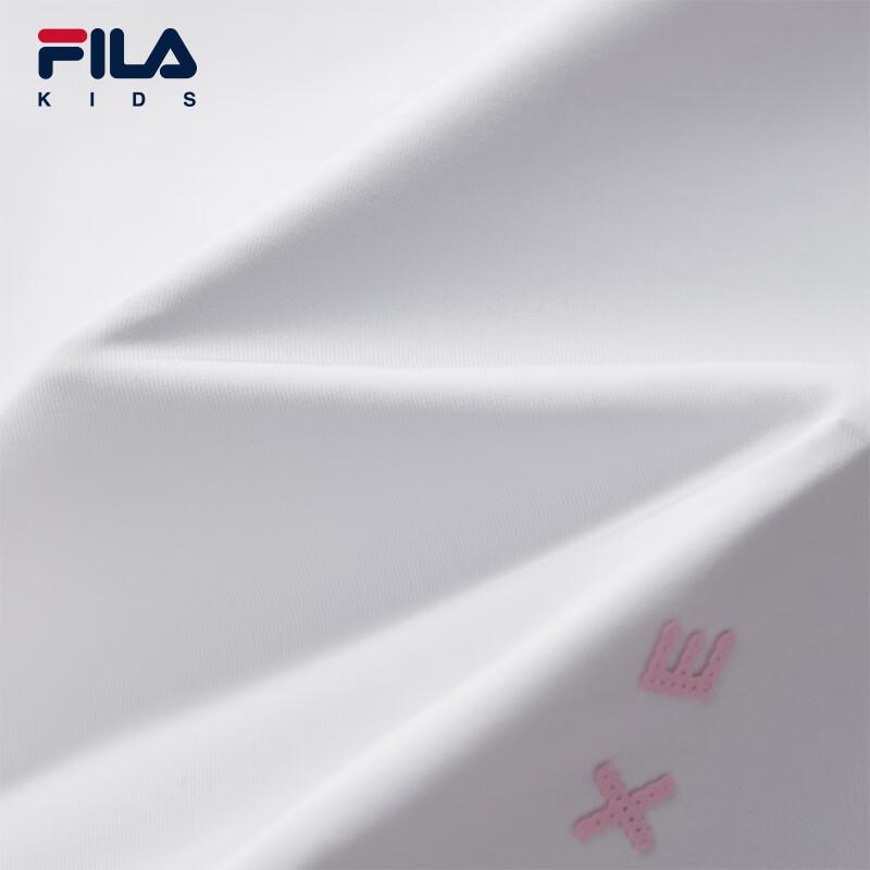 FILA Girls' Knit Short Sleeve Polo Shirt