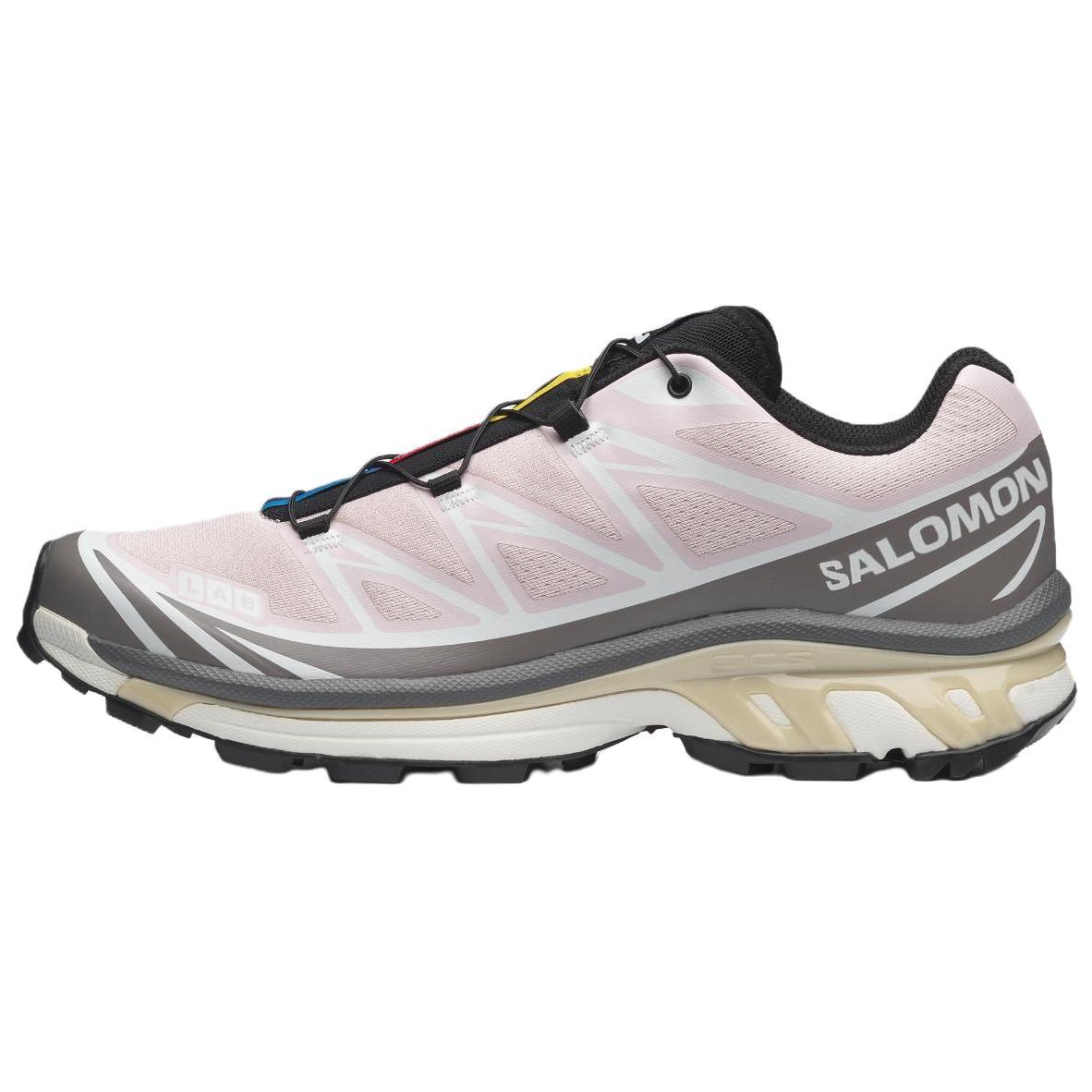 Salomon Xt-6 Удобные Прочные Кроссовки для Трейлраннинга Мужские Розовый 491546 39⅓