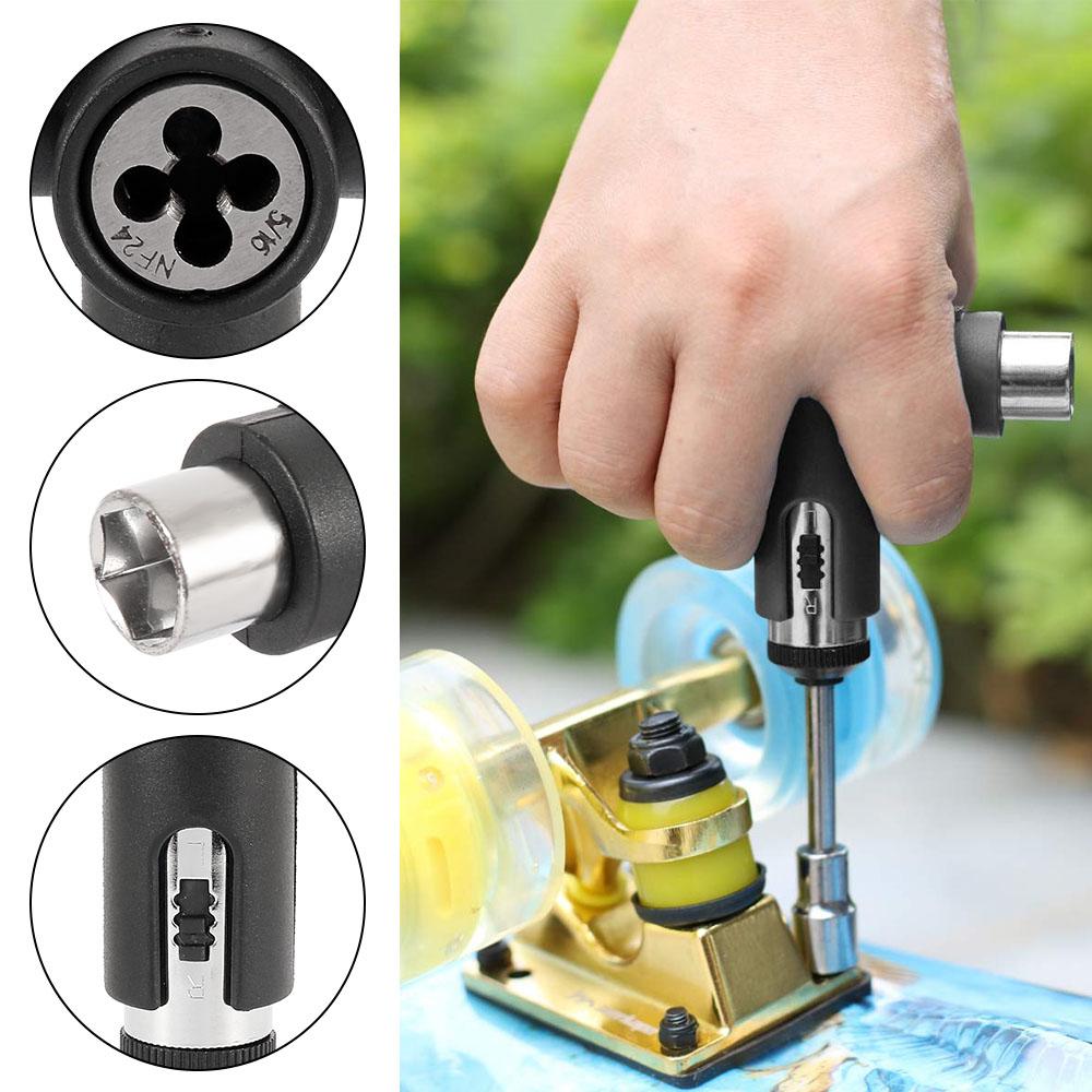 T-shape Multifunctional Skate Tool Skateboard Repair Tools Skateboard Tool Skateboards Wrench