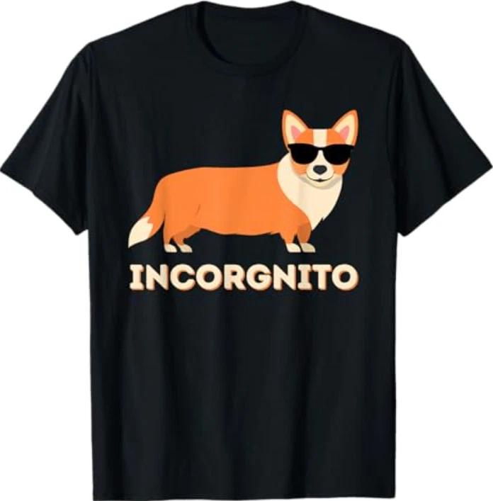 Incorgnito - Забавная футболка для владельца вельш-корги, любителя собак 4XL