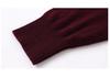 Wool Knit Sweater: Women's Mid-High Neck, Short, Warm, Ideal for Autumn/Winter Layering