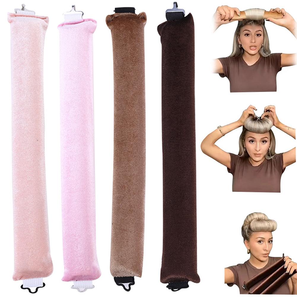 Heatless Curling Rod Headband Lazy Hair Curlers No Heat Hair Rollers Curls Sleeping Soft Flexi Rods with Hook Hair Styling Tools