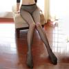 Highly Elastic, Popular Style, Water-white Diamond Small Mesh Hollow-out Tights with Shiny Hot-stamped Rhinestones