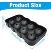 Silicone Ice Cube Trays Large Ice Cube Trays Molds for Freezer with Lid Reusable Whiskey Drink Ball Diamond Ice Mold