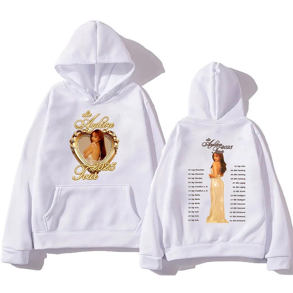 Die Ayliva Tour 2025 Hoodie Men/women Hoodies Harajuku Aesthetic Winter Clothes Fleece Pullover Sweatshirt for Fans Gifts
