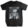 Unisex Tshirt Harajuku Retro T Shirt Jacques Chirac  Yo Rap Hip Hop Fumer Paris Mode Fashion France Unisex Clothing Camisetas