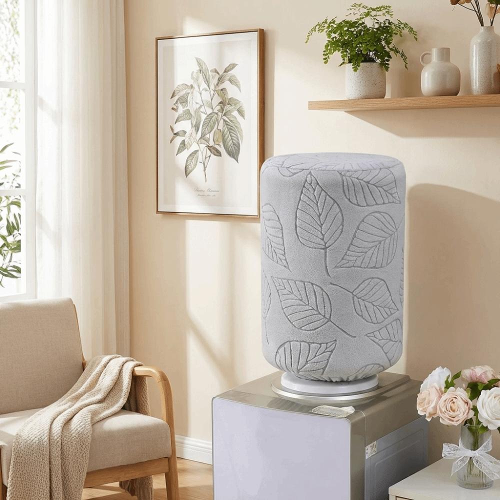 Removable Barrel Dust Cover Solid Color Elastic Barrel Cover Simple Water Cooler Cover  Office