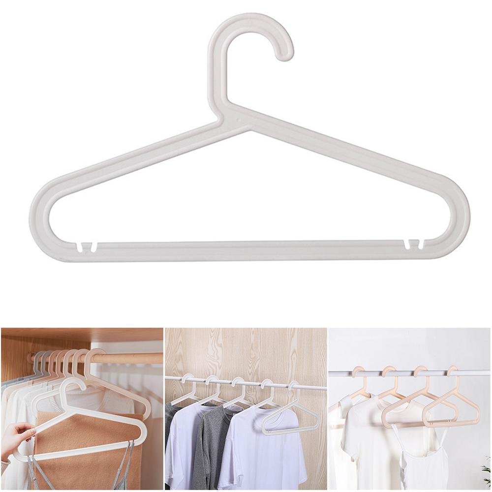 

Plastic Coat Hanger Anti Slip Clothes Hangers For Laundry Closet белый