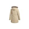 Adidas Xploric Warm Mid-Length Cotton Coat, Women Solid Color Casual Outerwear, Comfort Thickened Khaki Windproof Daily Coat GE7790