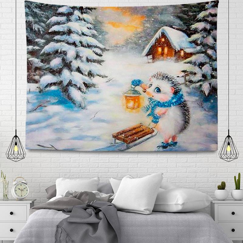 Рождественская серия Подвесной тканевый гобелен 100x75cm — фото 4