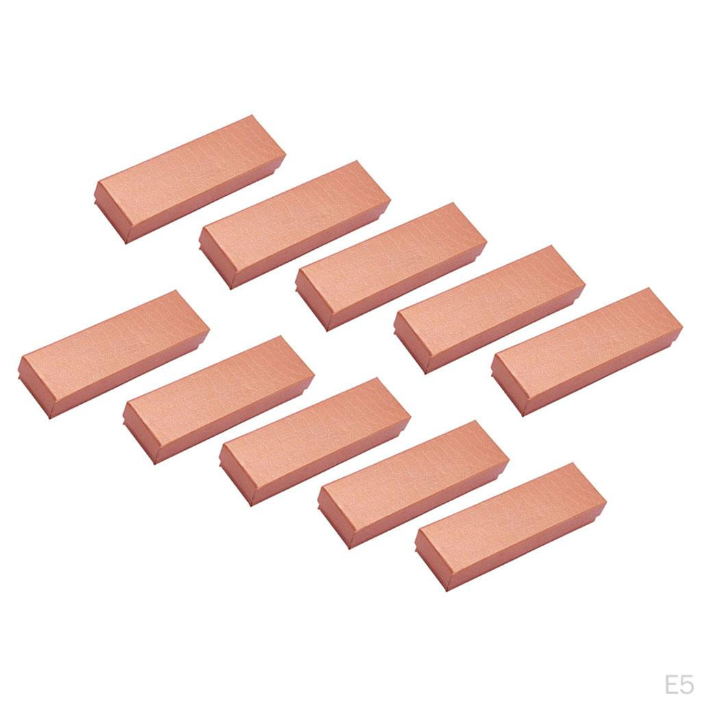 10 Pcs Cardboard Necklace Bracelet Boxes Rectangle Storage Gift