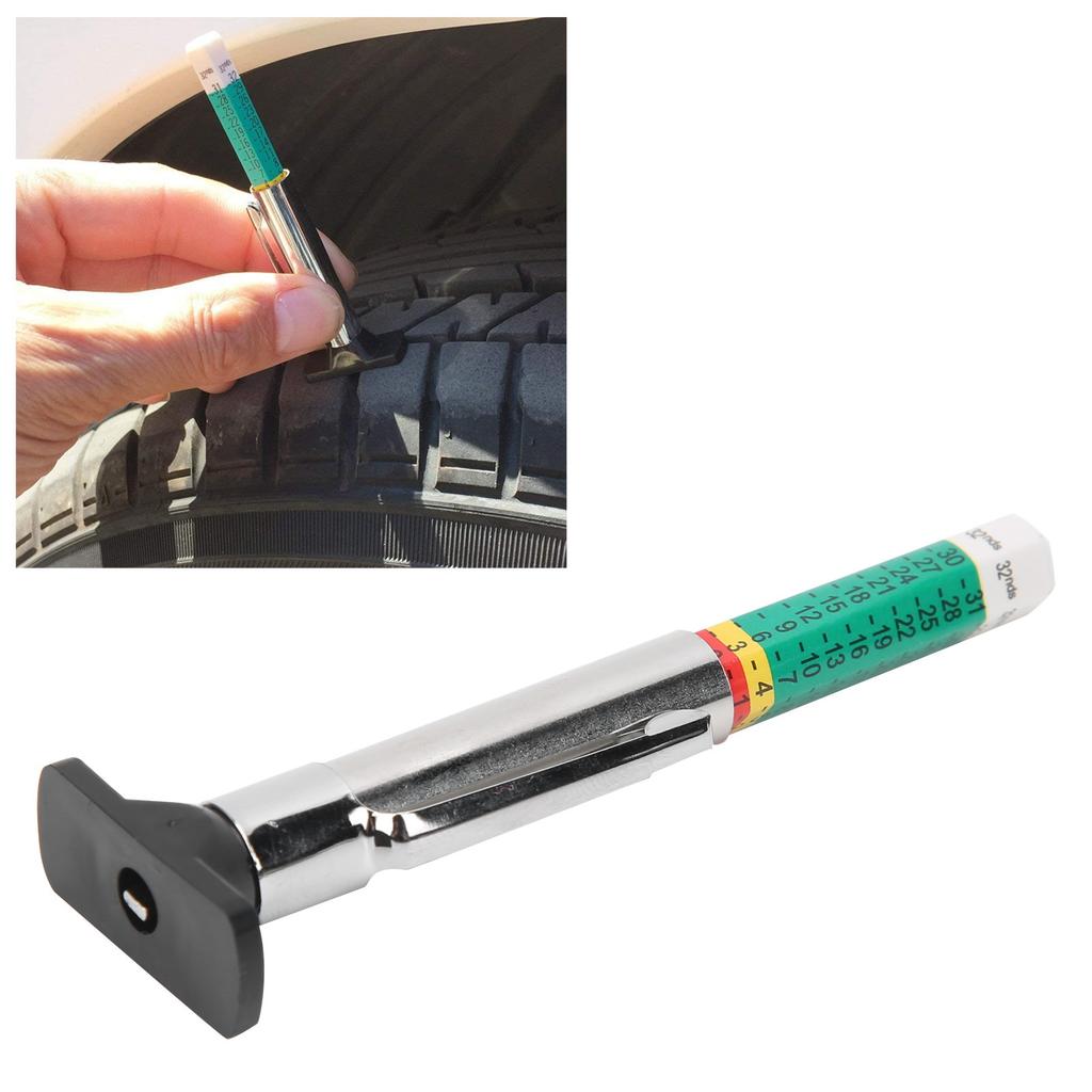 0‑25mm Car Tire  Depth Gauge Tester Portable Car Tyre Measuring Tool  Tire Depth Gauge 0‑25mm Tire Depth Gauge