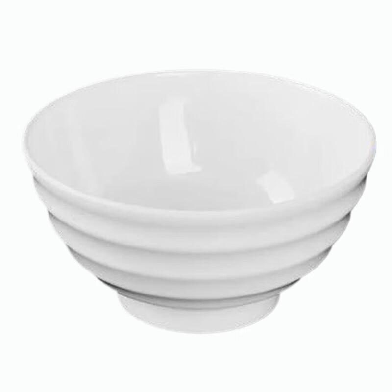Homeglen A5 White Melamine Irregular Rice Bowl Set