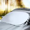 Universal Car Sunshade Flocking Version: Front Windshield Heat Insulation and Sun Protection