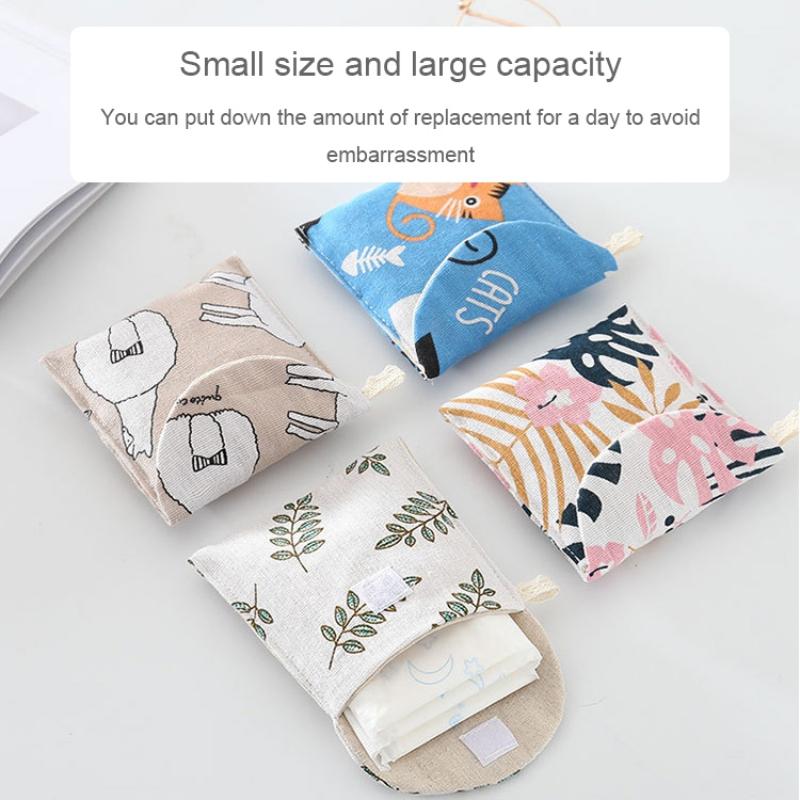 Menstrual Pad Bag Cute Practical Beautiful Healthy for Adults And Teens