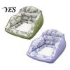 Inflatable Water Chair Pool Lounge with Cup Holder, Tropical Leaf Print Blow-up Float Holder Sofa for Adults, Swimming Party Beach Lake Essentials