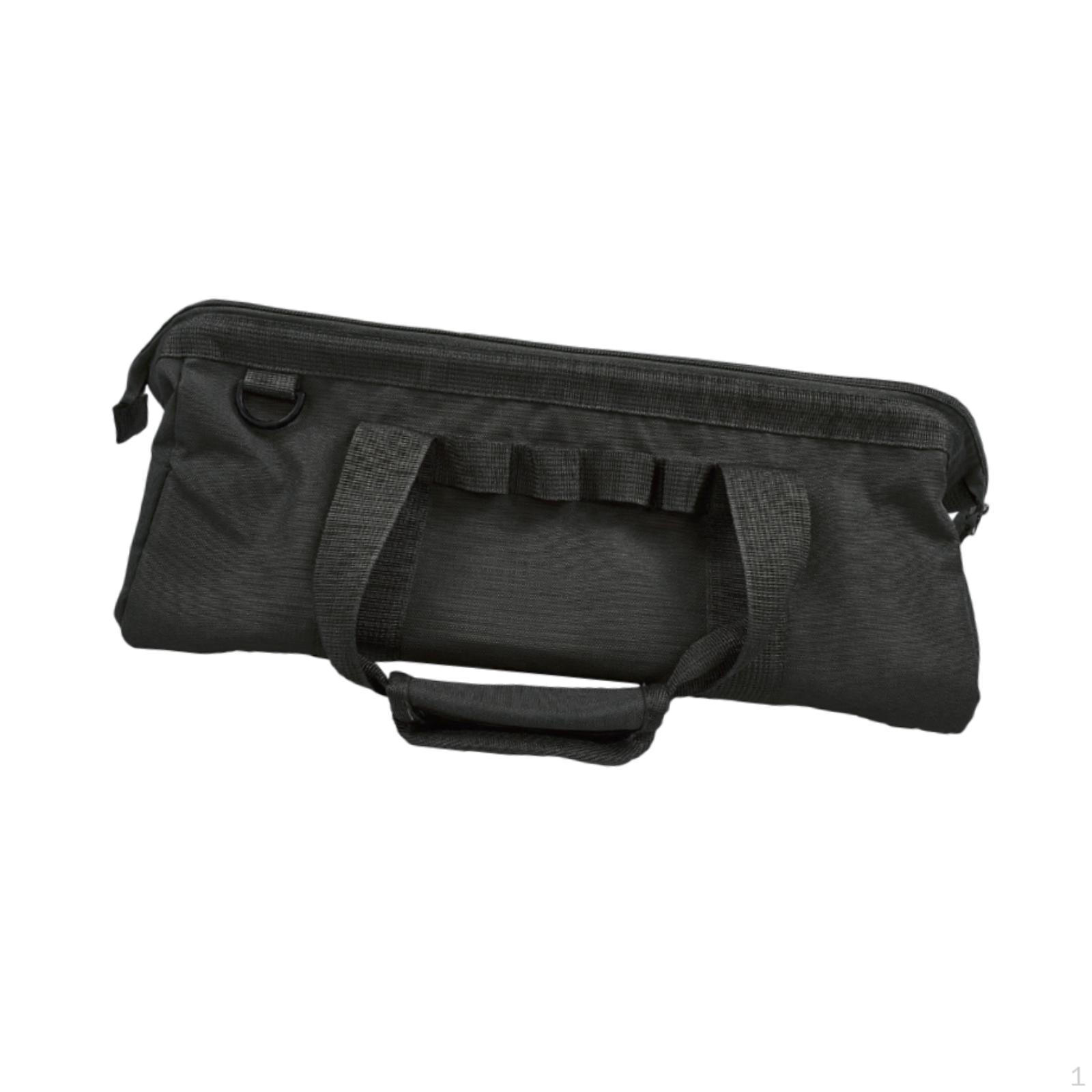 

Сумка-органайзер для колышков палатки, переносная сумка для инструментов для использования на открытом воздухе чёрный