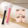 2Pcs Portable Nose Shadow Brush Double Head Eyeshadow Powder Brush Fashion Makeup Brush  Student