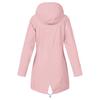 Damen-Regenjacke, einfarbig, für den Außenbereich, Übergröße, wasserdicht, mit Kapuze, winddicht, lockerer Mantel