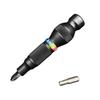 Heavy Duty Auto Locking 6.35 Magnetic Screwdriver Handle Full Aluminum Alloy Ergonomic Grip Suitable For Precise Tasks