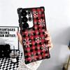 Snow Snowflake Winter Cold Soft Phone Case For Samsung Galaxy S26 Ultra S25 Edge S24 FE S23 Plus S22 S21 + S20 Plating Anti-Fall