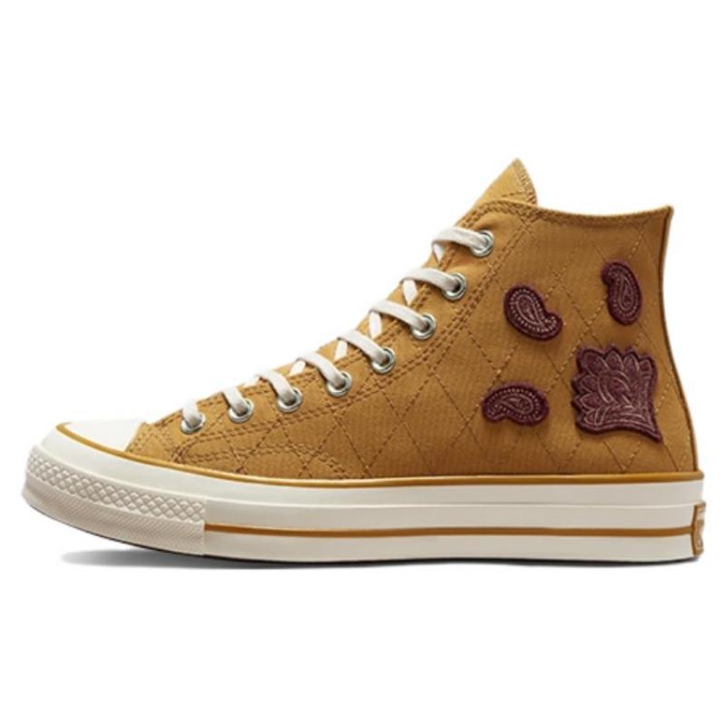 Converse Chuck Taylor All Star 1970s Vintage Easy To Wear High Top Espadrilles Unisex Brown
