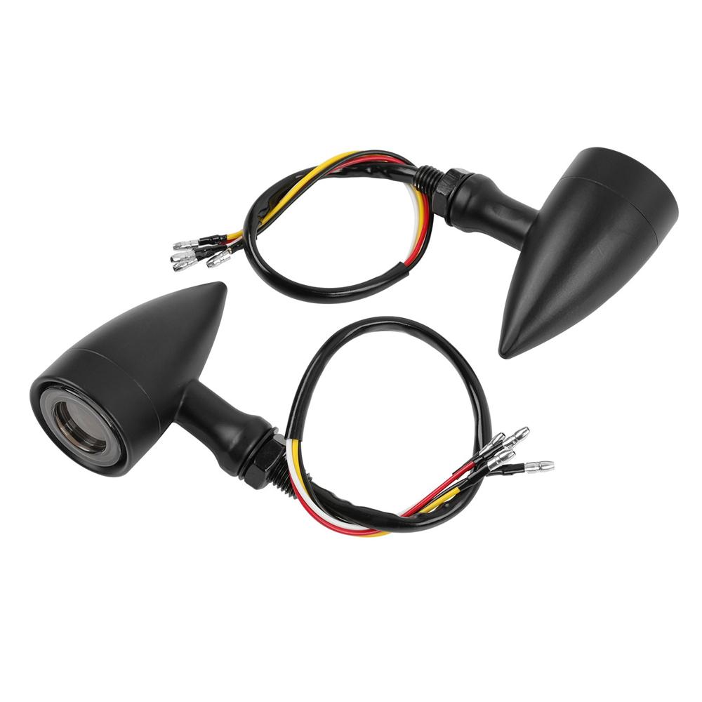 Furulu Motorcycle LED Bullet Blinker Red Brake Turn Signal Tail Light Universal