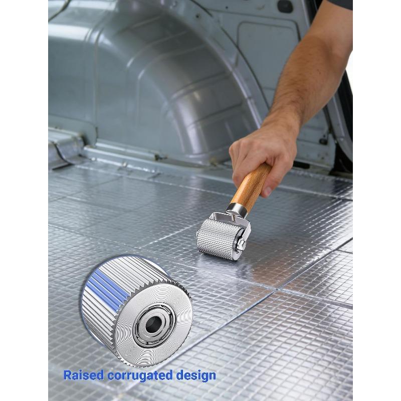 Robuster Auto-Schalldämmungsroller, Metall-Installationswerkzeug, 3 Stück Auto-Geräuschroller für die Anwendung von Auto-Schalldämmmaterial