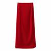 2024 Winter Women's European & American Slim Strapless Top and Midi Skirt Set