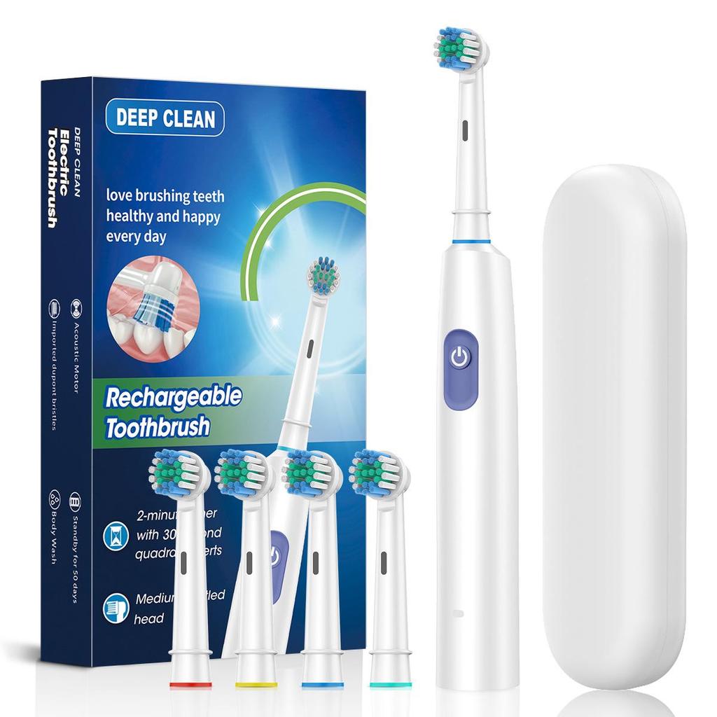 Intelligent Sonic Rotating Electric Toothbrush: Waterproof, Soft Bristle, Magnetic Levitation