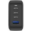 Energea Ład. Siec. 1Xusb+3Xusb-Cpd-Pps-Qc 3.0 100W 3C1A Czarny/Black Us+Eu Travelite Gan100