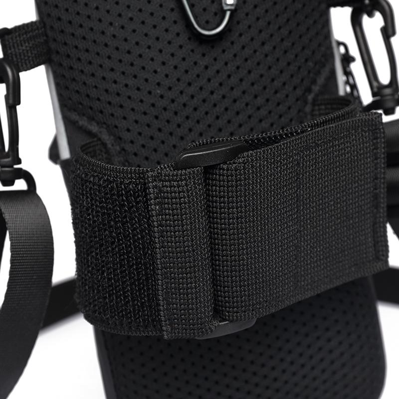 Men's Multi-Layer Nylon Sport Bag – Convertible Crossbody with Phone Pocket for Outdoor Travel & Daily Use